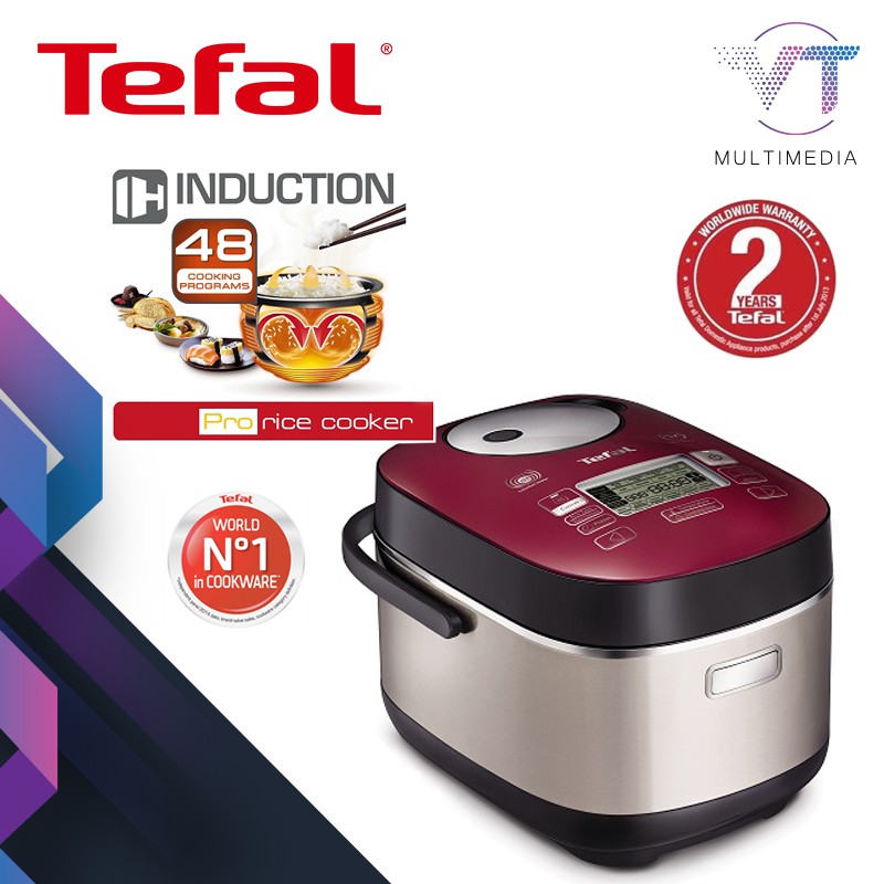Tefal Spherical Pot 3D Induction Rice Cooker (1.8L) RK8055 | Shopee