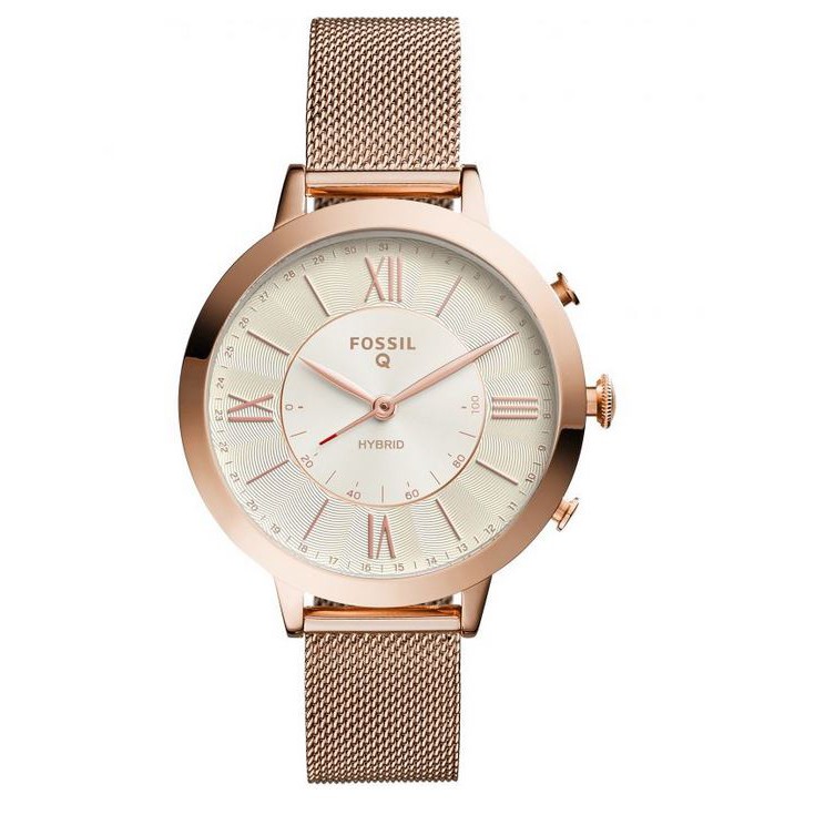 fossil q rose gold smartwatch