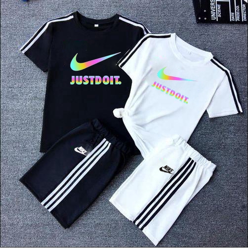 nike shorts and shirt set mens