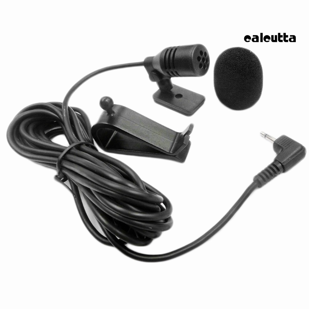 【Ready stock】2.5mm Elbow Mono Auto DVD Radio Bluetooth Car Microphone Paste Type Loud Speaker