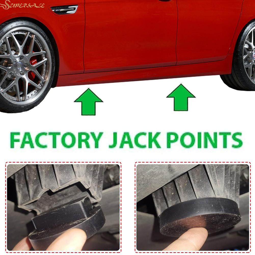 CCAUTOVIE 2PCS Car Lift Rubber Jack Pad Frame Rail Protector Jack Pad Adapter for BMW 3 4 5 Series E46 E90 E39 E91 X1 X3 X5 Z4 1M M3 