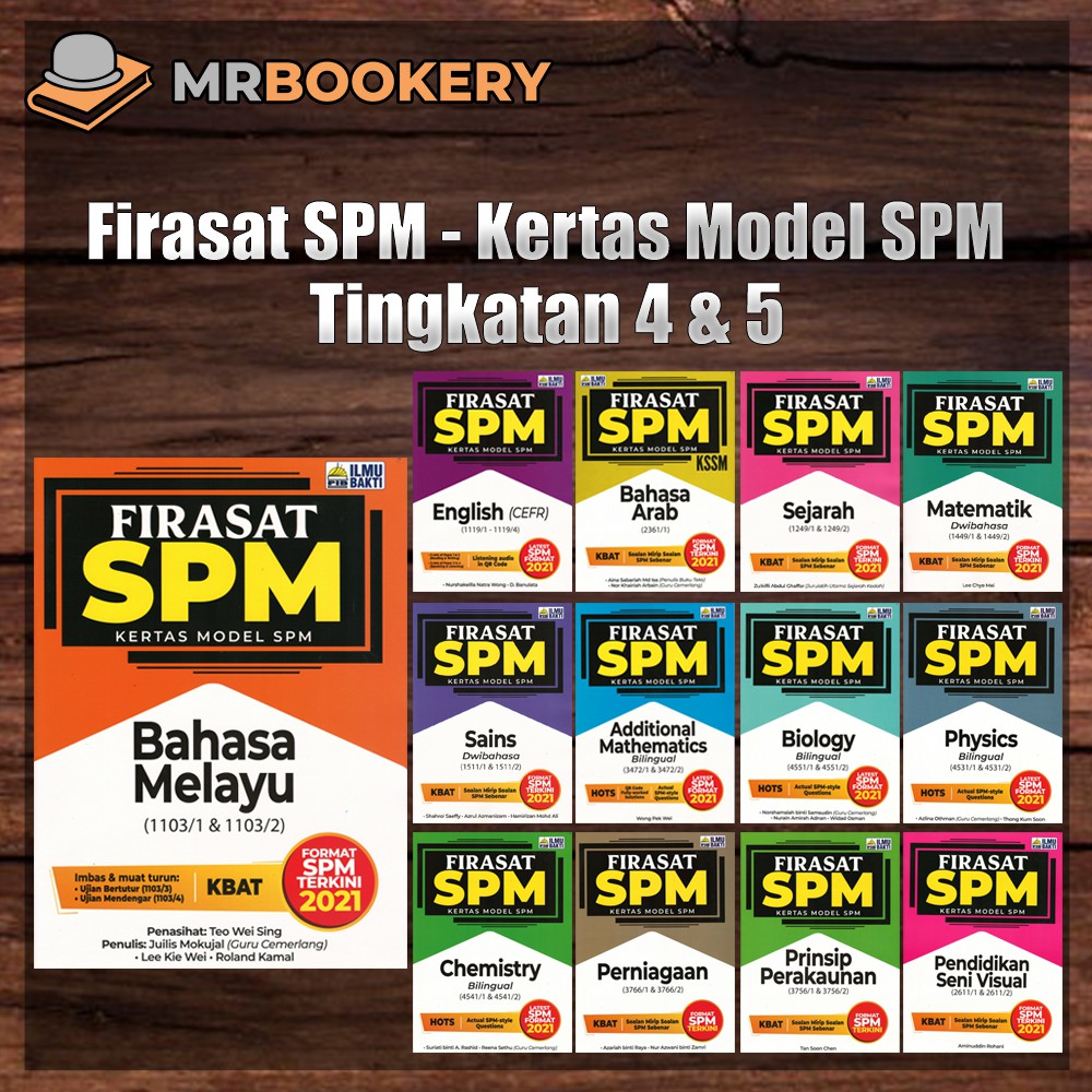 Buy [MrBookery] Buku Latihan SPM  Kertas Model SPM Firasat SPM (2021