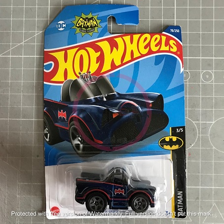 Hot Wheels Batman 1989 Batmobile - Modèle 103 1:64 - 2023 - Occasion (carte Peut Avoir Marques)