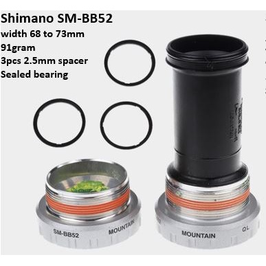 Shimano Bottom Bracket Sm 52 Mt500 4600 Un26 Un100 Shopee Malaysia