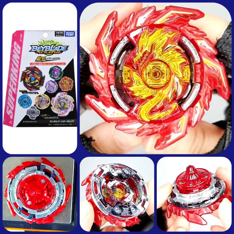 B170 King Fafnir Random Booster Vol 21 ( Beyblade Takara Tomy ...