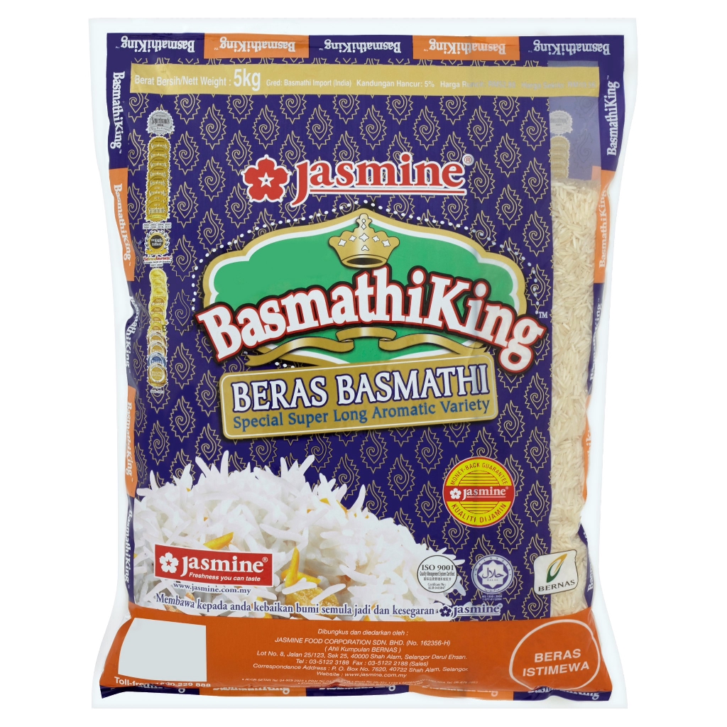 Jasmine Rice Basmathi King 5 5kg