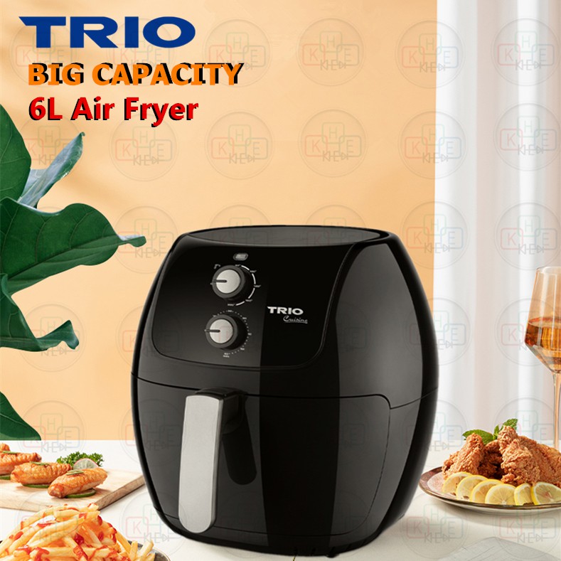 TRIO Big Capacity 6.0L Analog Timer Air Fryer TAF-960