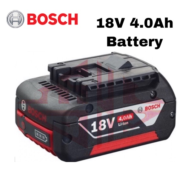 Bosch GBA 18V Battery 18V X 4.0 Ah - 4.0ah - Battery 10020045 | Shopee ...