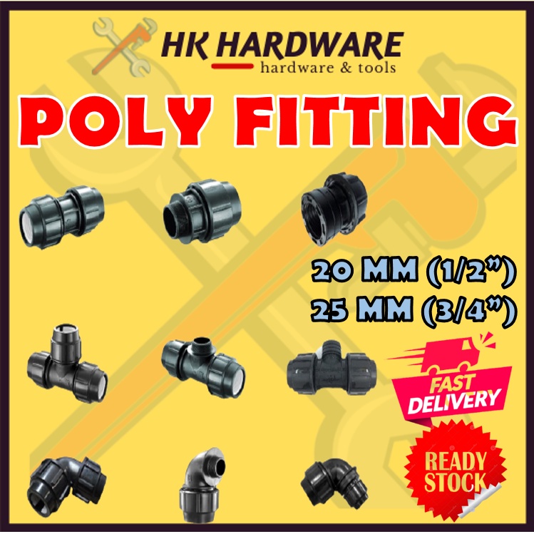 POLY PIPE FITTING SYSTEM 1/2