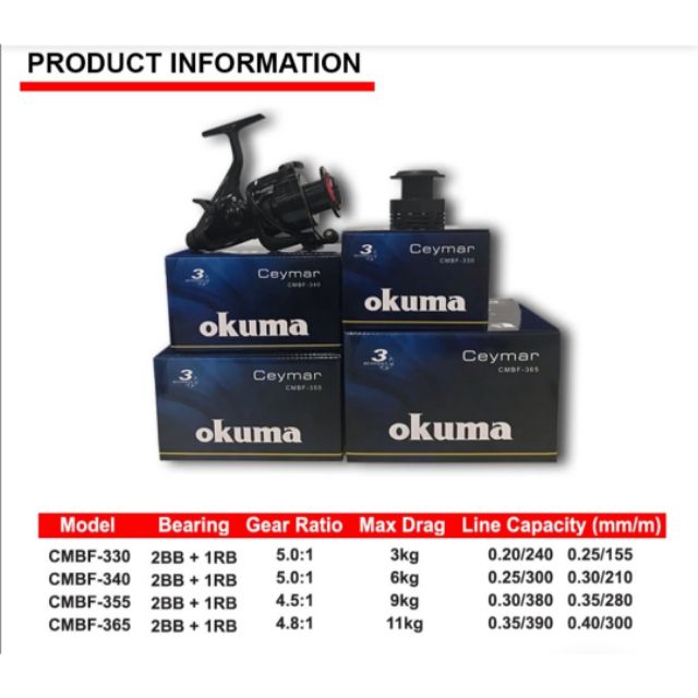 okuma ceymar 365