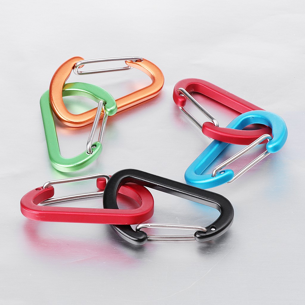 Carabiner to hang Bag on a Table.