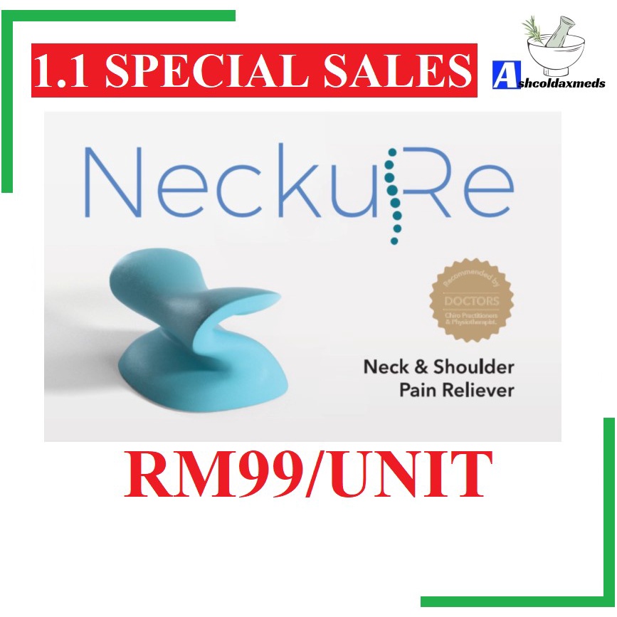 NECKURE PAIN RELIEF NECK TRACTION PILLOW AWARD WINNING Shopee Malaysia
