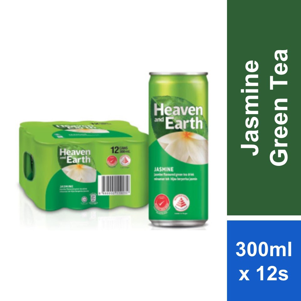 Heaven And Earth Jasmine Green Tea 300ml X 12s Shopee Malaysia