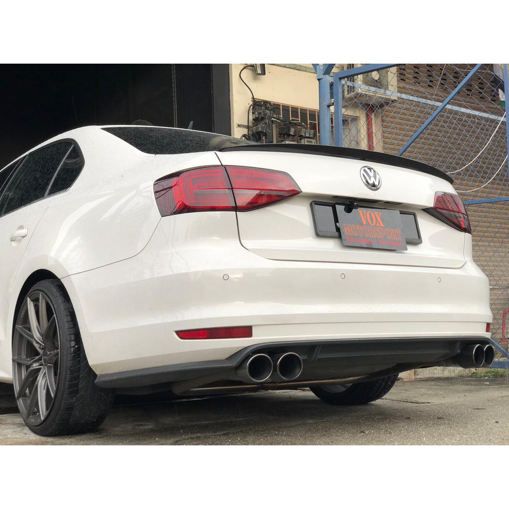 MK6 Jetta GLI Facelift (2016 2018) Rear Diffuser Kit Gloss Black ...