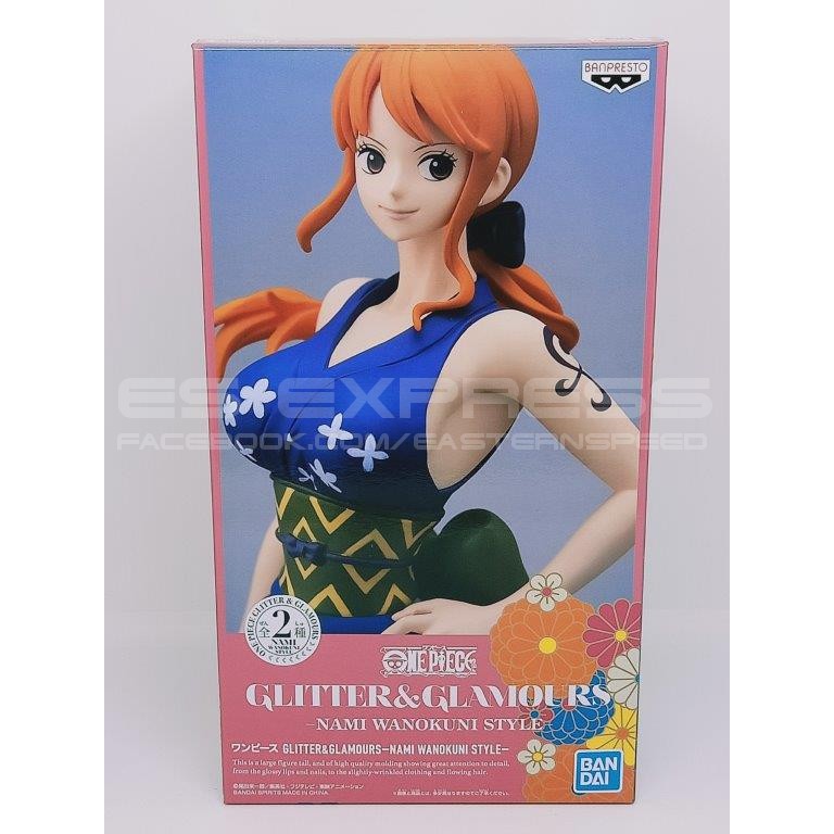 Banpresto One Piece Glitter Glamours Nami Wanokuni Style Ver B Shopee Malaysia