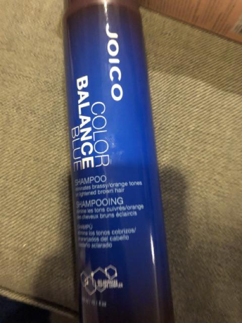 Joico Color Balance Blue Shampoo Eliminates Brassy Orange Tones