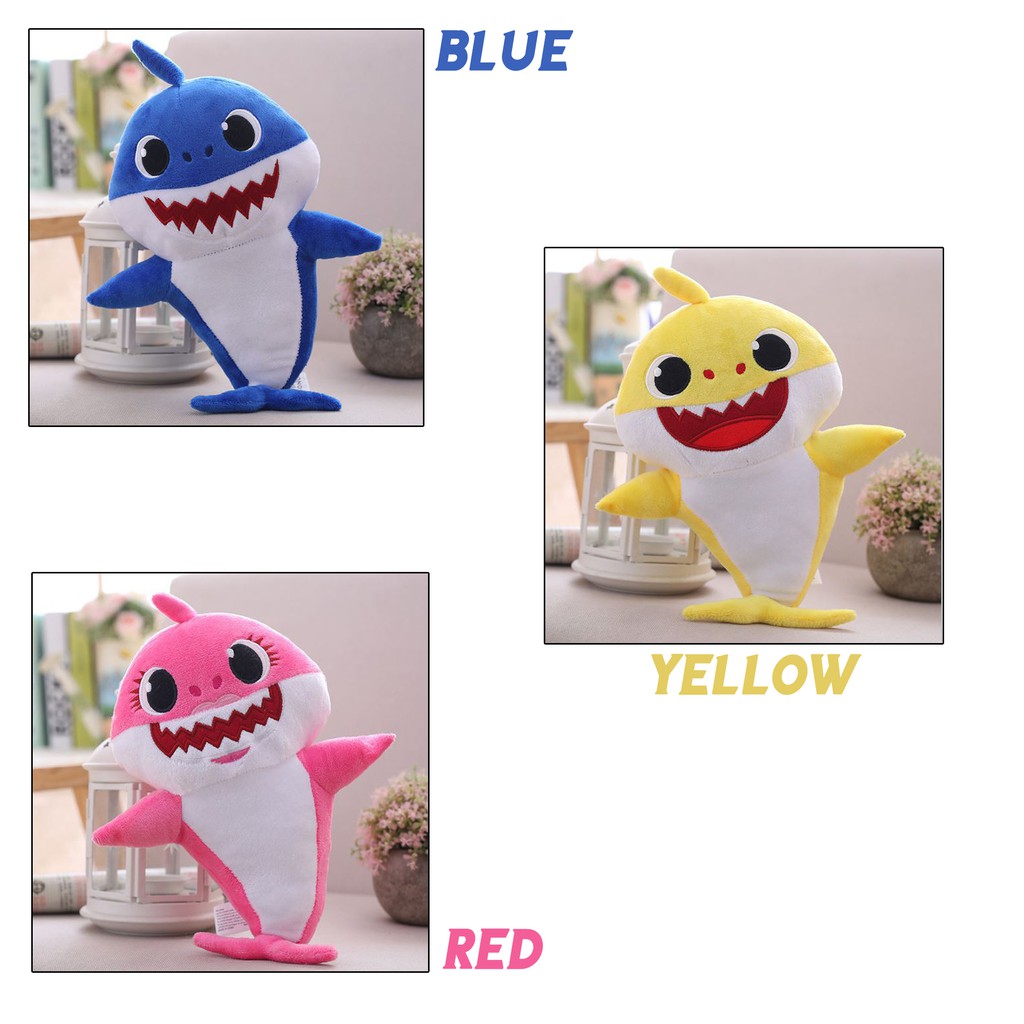 Patung Shark Do Do Gebu/32cm Singing + Glowing Baby Shark Stuffed Toys ...