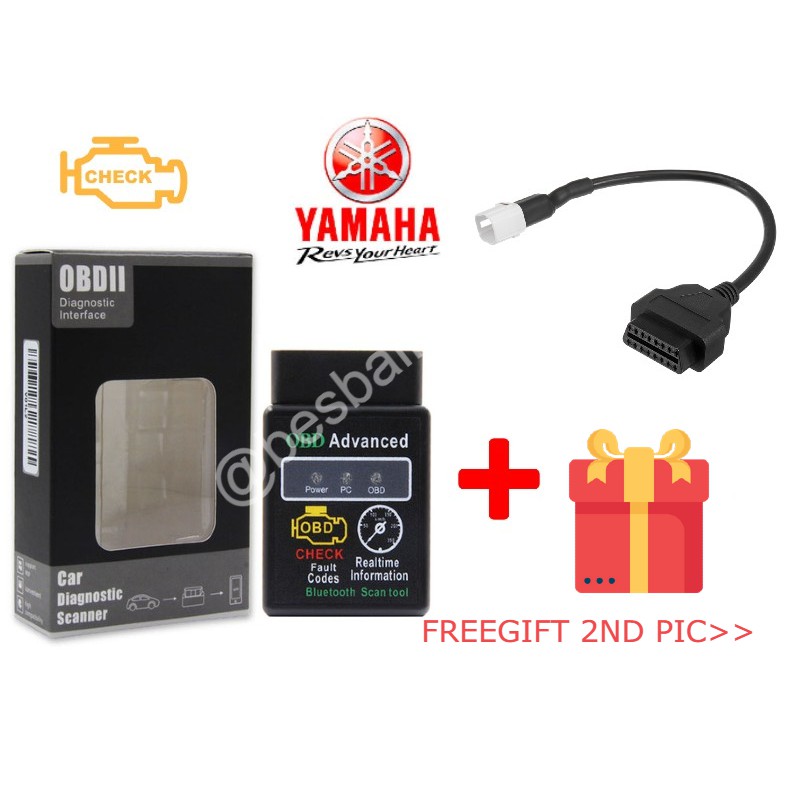 Yamaha MT25, Yamaha MT07, Yamaha MT09 scanner ecu dan clear check