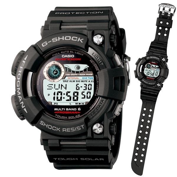 Japan Set) Casio G-Shock Frogman GWF-1000-1JF Multi Band 6 Tough