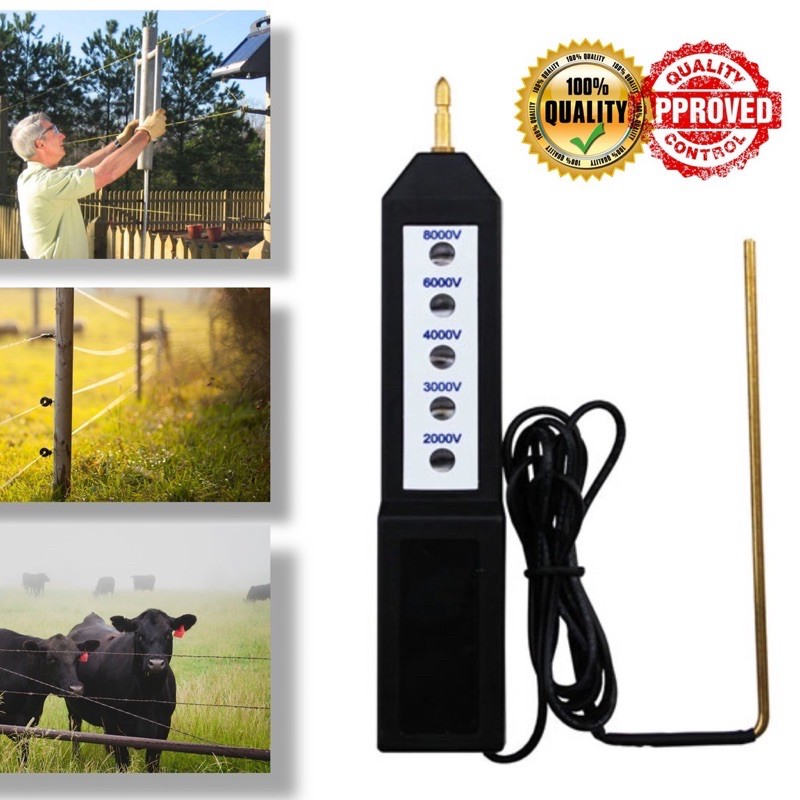 Fence Voltage Tester Farm Fencing Electric Solar Energiser Shopee