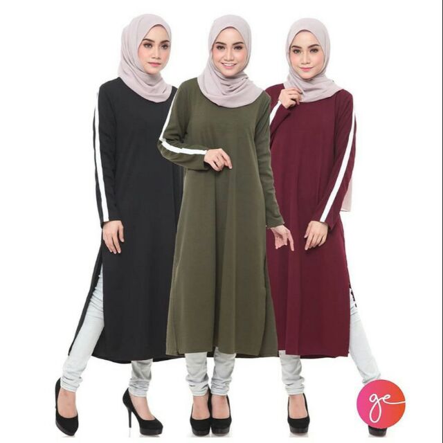 LONG BLOUSE MUSLIMAH FASHION WEAR Shopee Malaysia