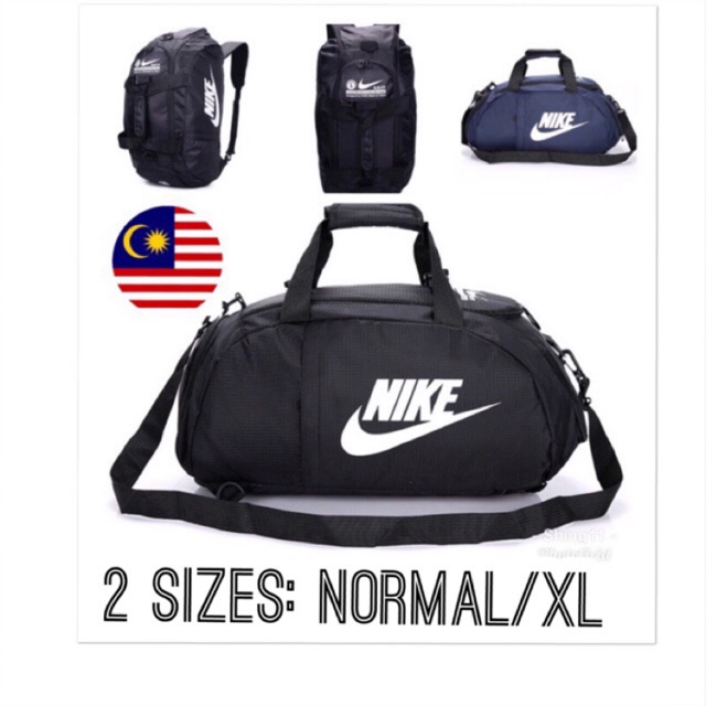 red nike sports bag