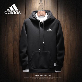 adidas hooded jacket men's