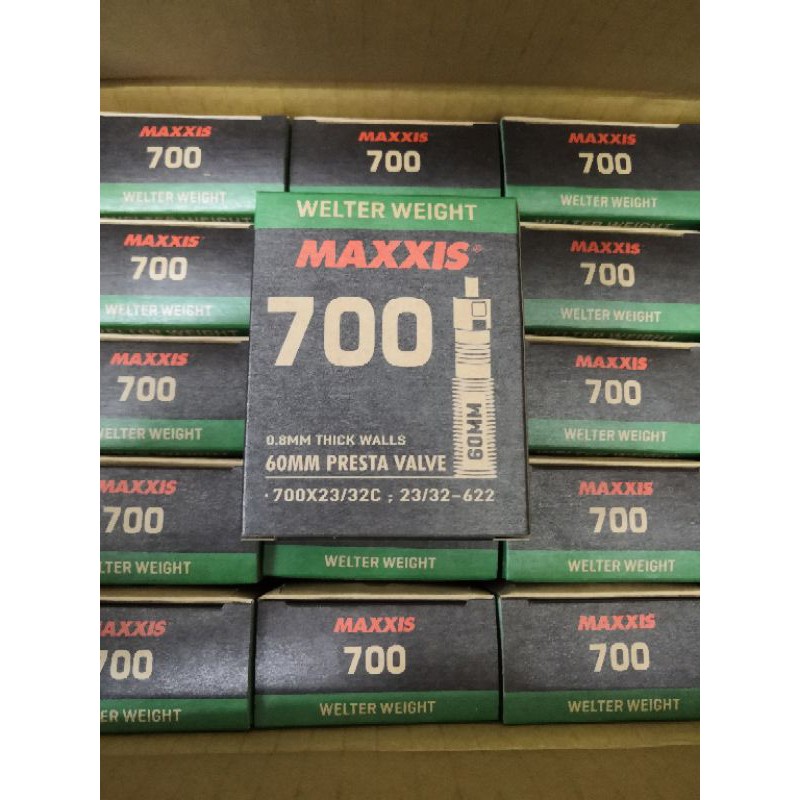6Pack Maxxis Welter Weight 700x23-32C 48mm Bike Inner Tube Presta FV STB2033-6 