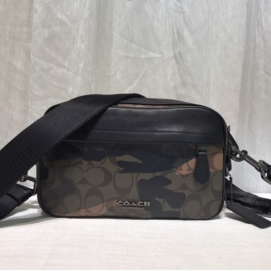 coach camo crossbody bag