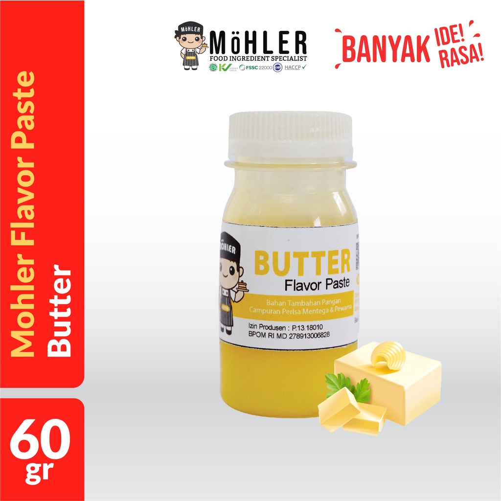 Distribute by MoHLER Malaysia - Butter Flavour Paste 60 gr [READY STOCK ...