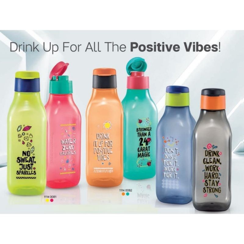 TUPPERWARE POSITIVE VIBES ECO BOTTLE 1L | Shopee Malaysia