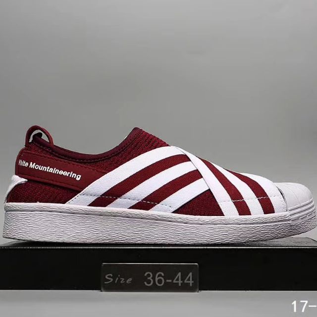 Adidas slip on white mountaineering | Shopee Malaysia