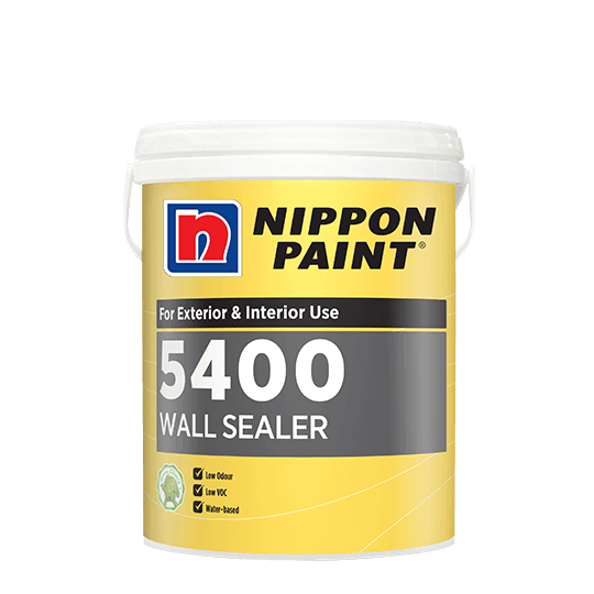 Nippon Paint 5400 Wall Sealer (For Interior & Exterior Use) Shopee