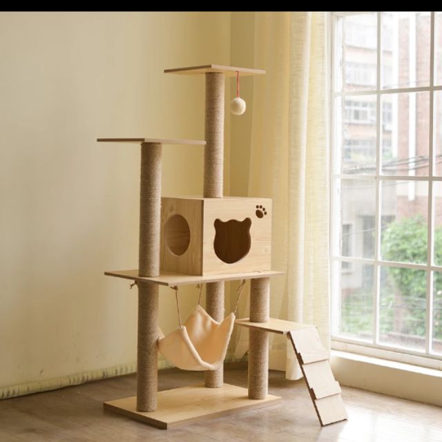 cat tree and scratcher