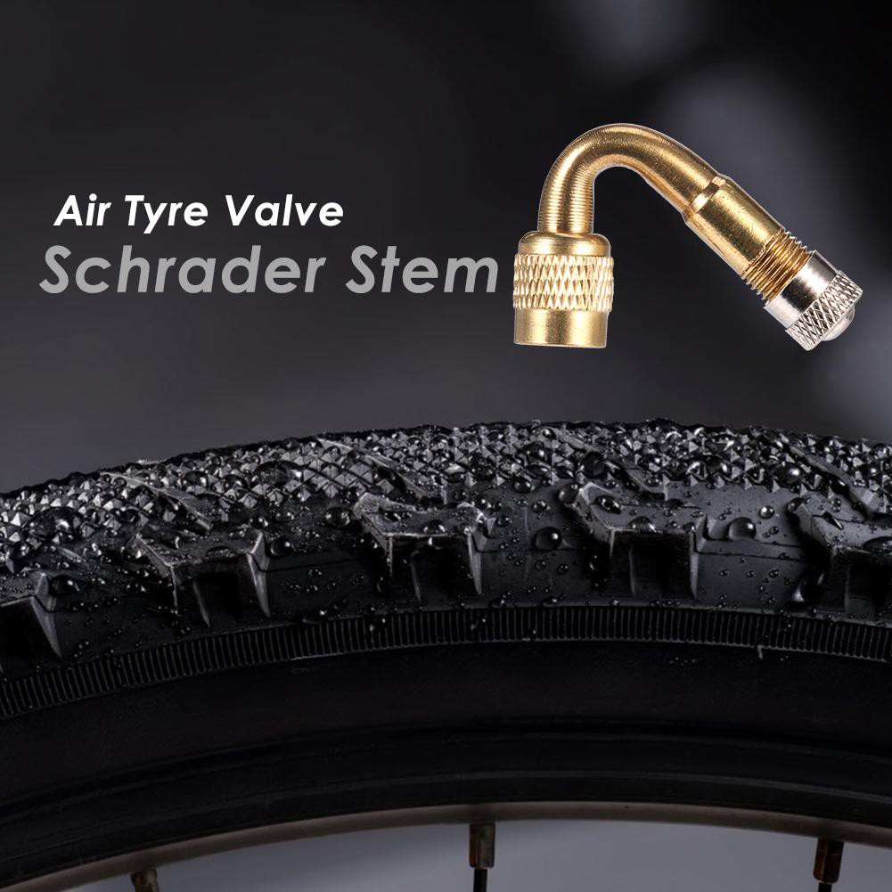 Brass Air Tyre Valve Caps Schrader Valve Stem With Extension