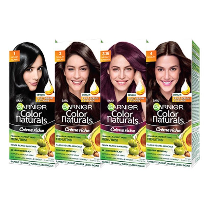 Garnier Hair Color Naturals Creme Riche Dye 50ml (HALAL ...