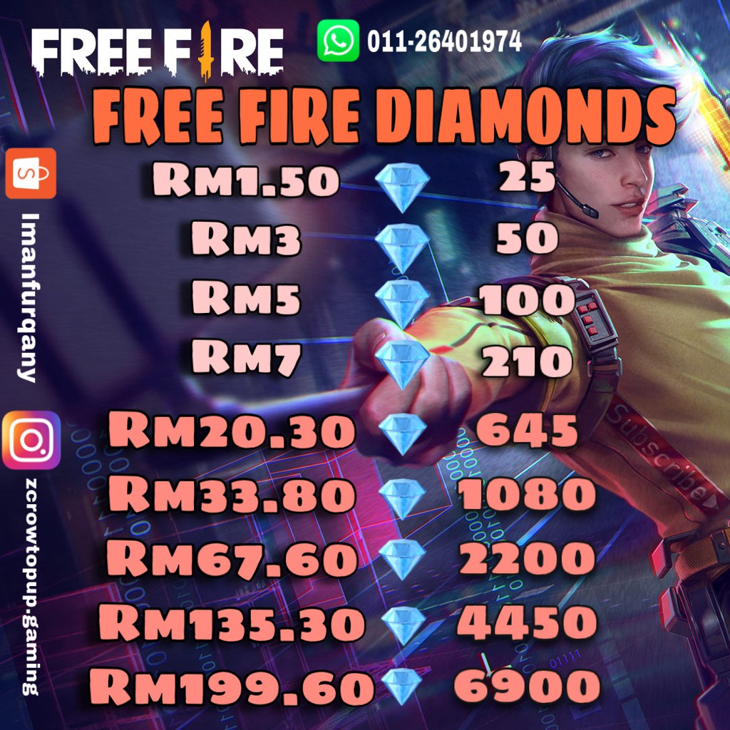 Diamond ff topup Top Up