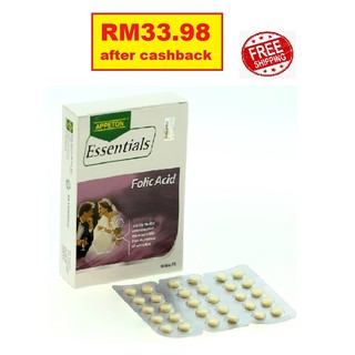 Appeton Essentials Folic Acid Asik Folik 400mcg 30biji 15 Biji Shopee Malaysia