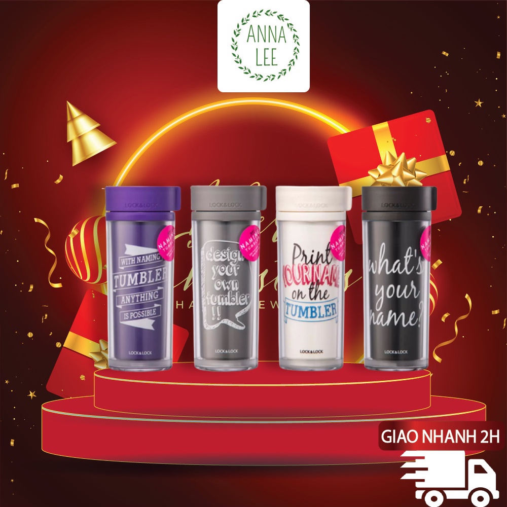 Naming Lock & Lock Premium Plastic Water Cup 300ml Bright Colors Anna Lee Shopee Malaysia