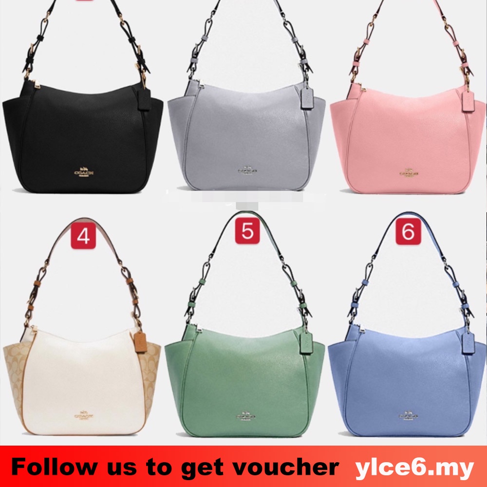 Coach C2855 C2853 4091 Rori Shoulder Bag Colorblock Signature Women