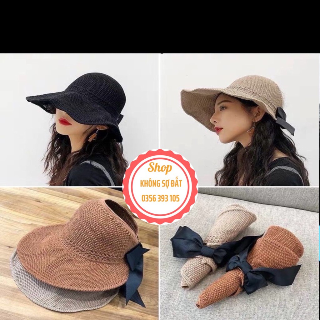Straw hat, opentop beach hat super cute Free strap with zip bag