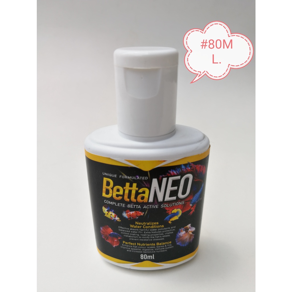 BettaNeo 80ml Betta Fish Aquarium Water Conditioner [Betta Neo]