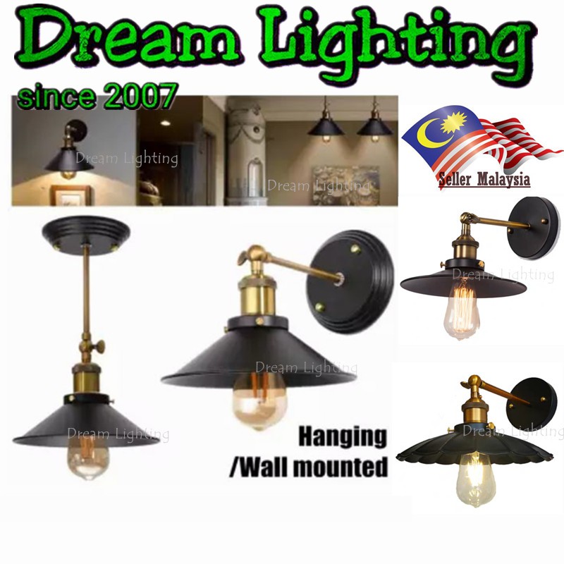 Dream Lighting / Retro Industrial Vintage Ceiling Lamp And ...