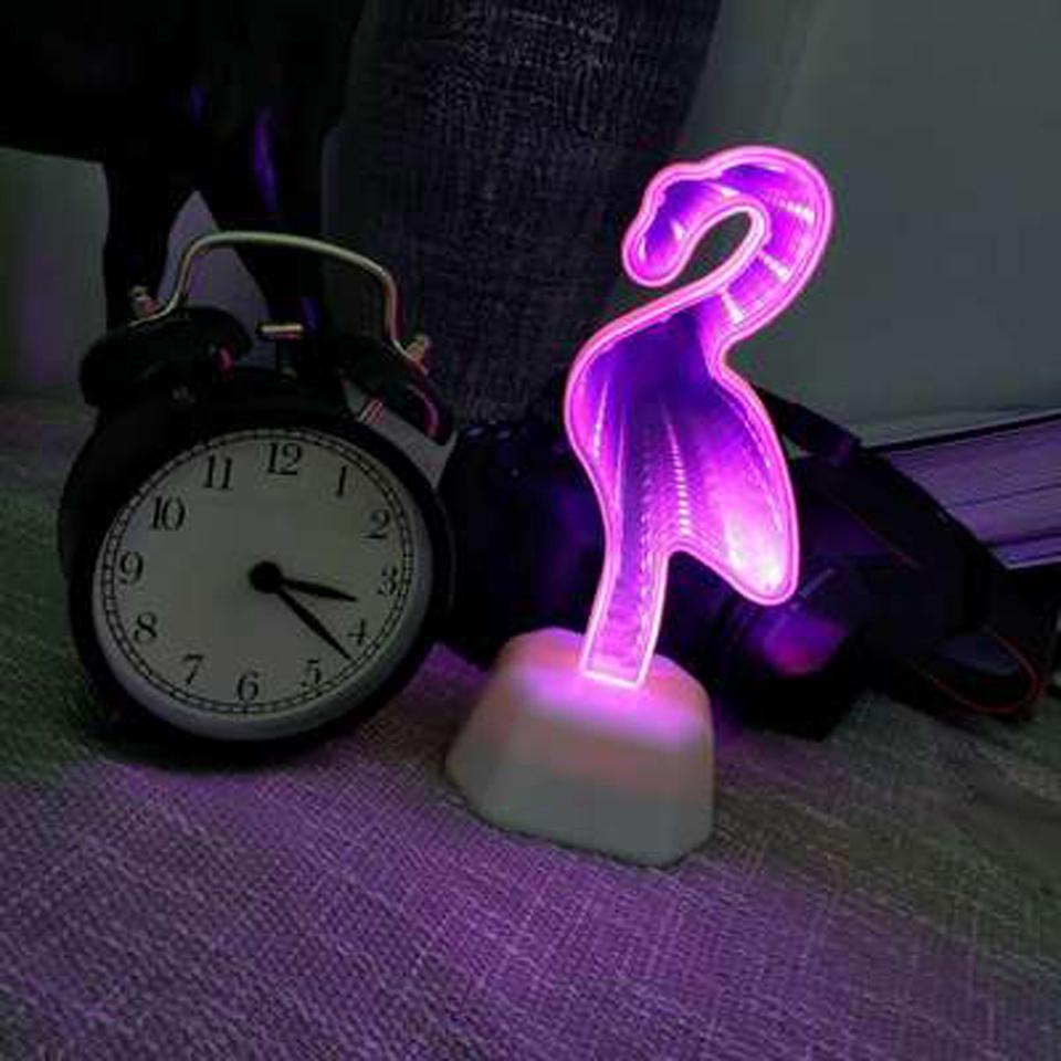 Home Garden Cactus Unicorn Tunnel Night Lamp Infinity