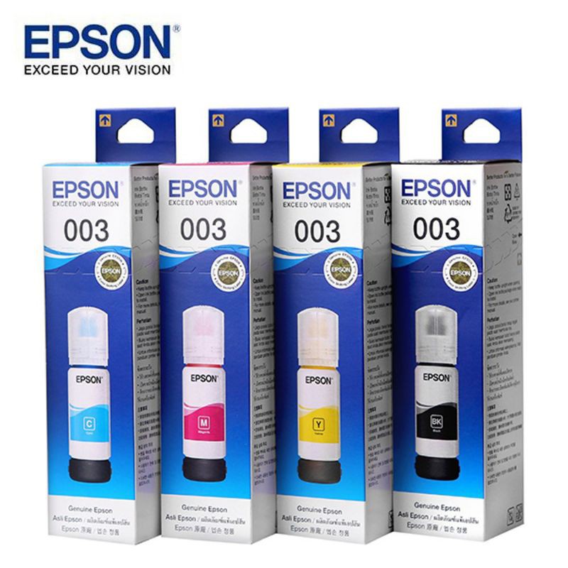 Epson Original 003 Ink L3110/L3150/L5190/L3116/L3156/L1110/V100/V200