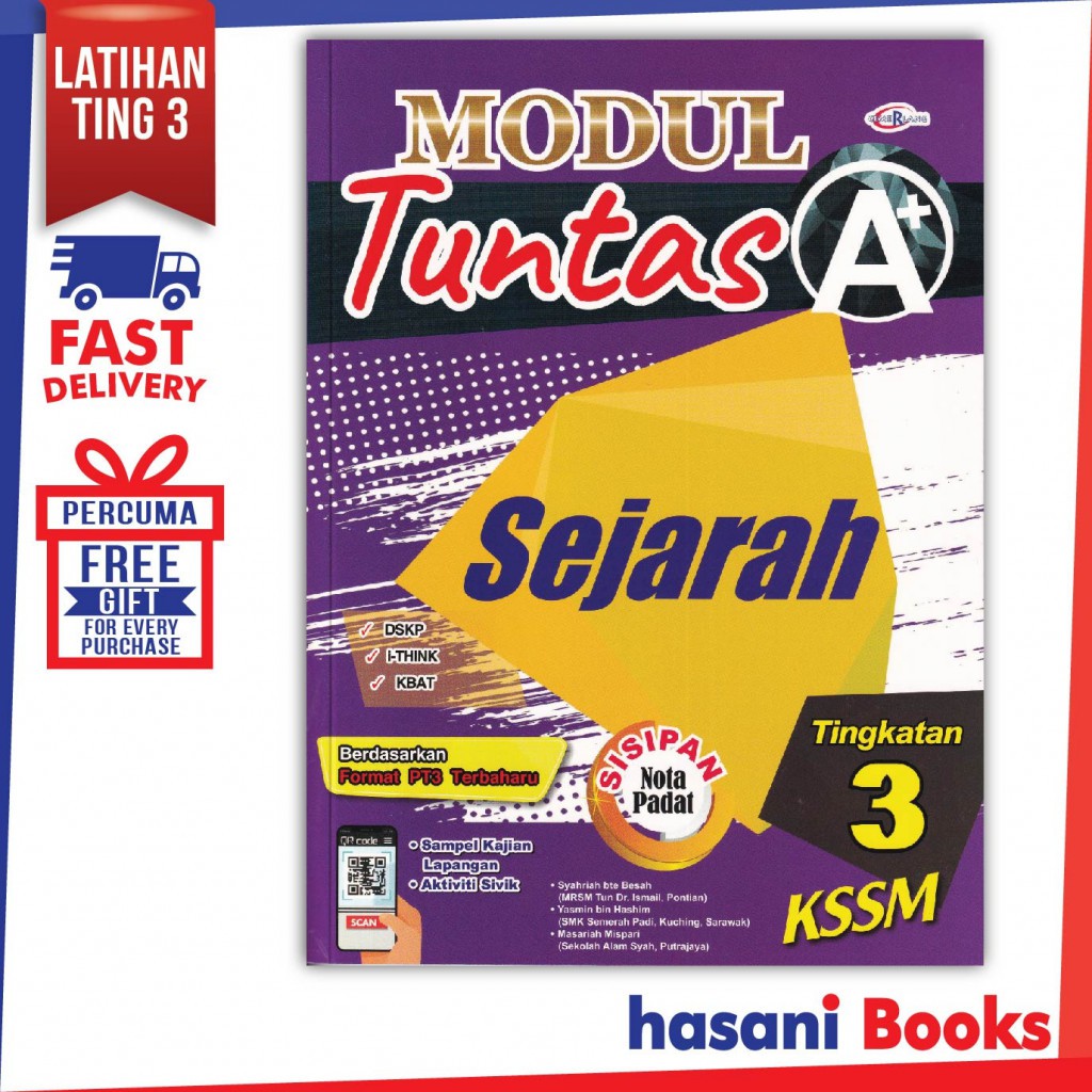 Hasani Cemerlang Modul Tuntas A Sejarah Tingkatan 3 97896725