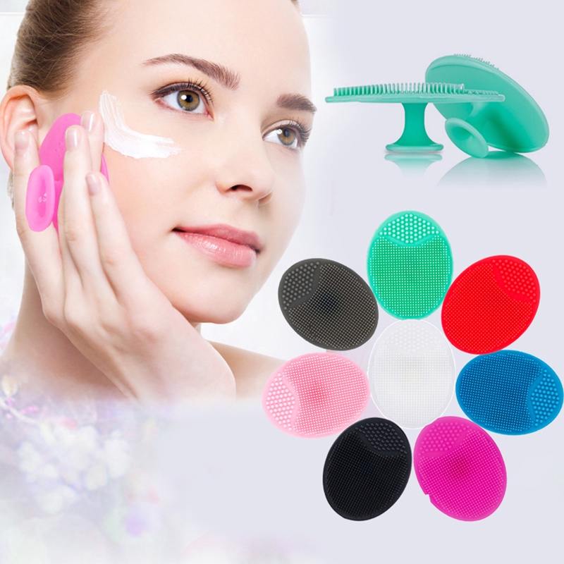 Yaju Mini Silicone Face Scrubber Exfoliator Brush Manual Facial