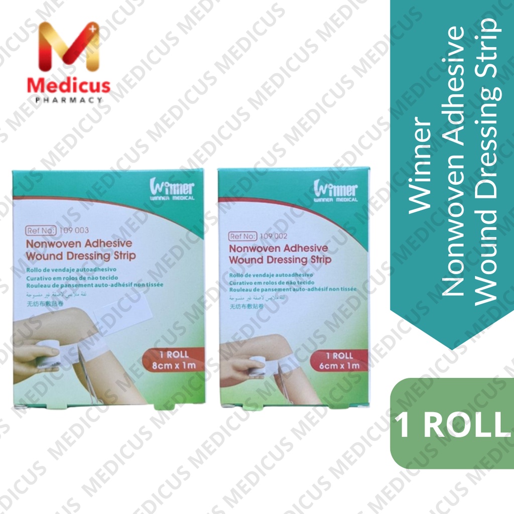 Winner Nonwoven Adhesive Wound Dressing Strip 6cm X 1m / 8cm X 1m 1