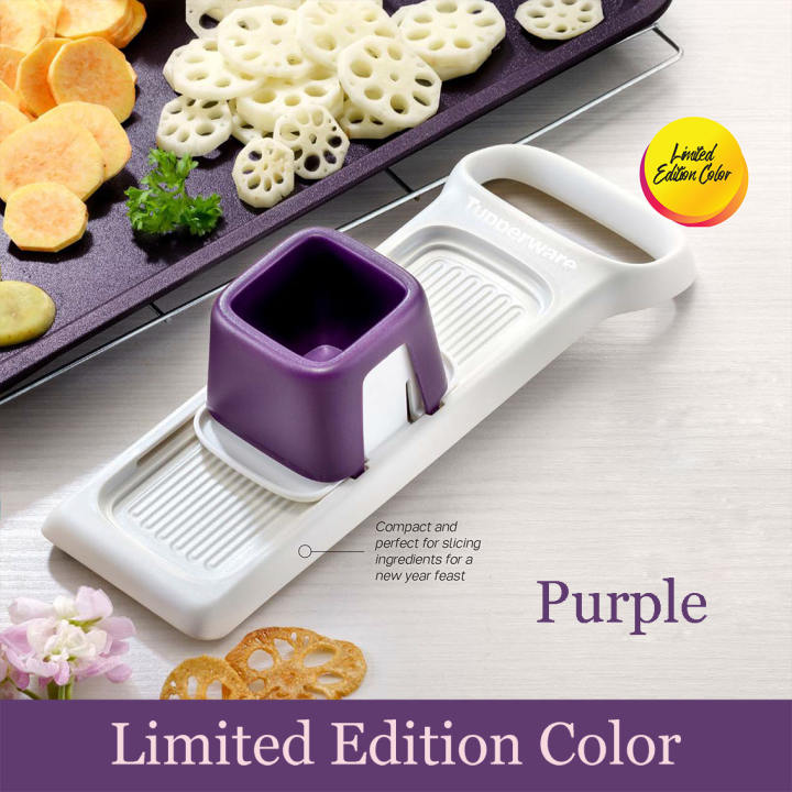 Tupperware Speedy Mando Purple Limited Edition (1) FREE Snowflake Square Round 400ml