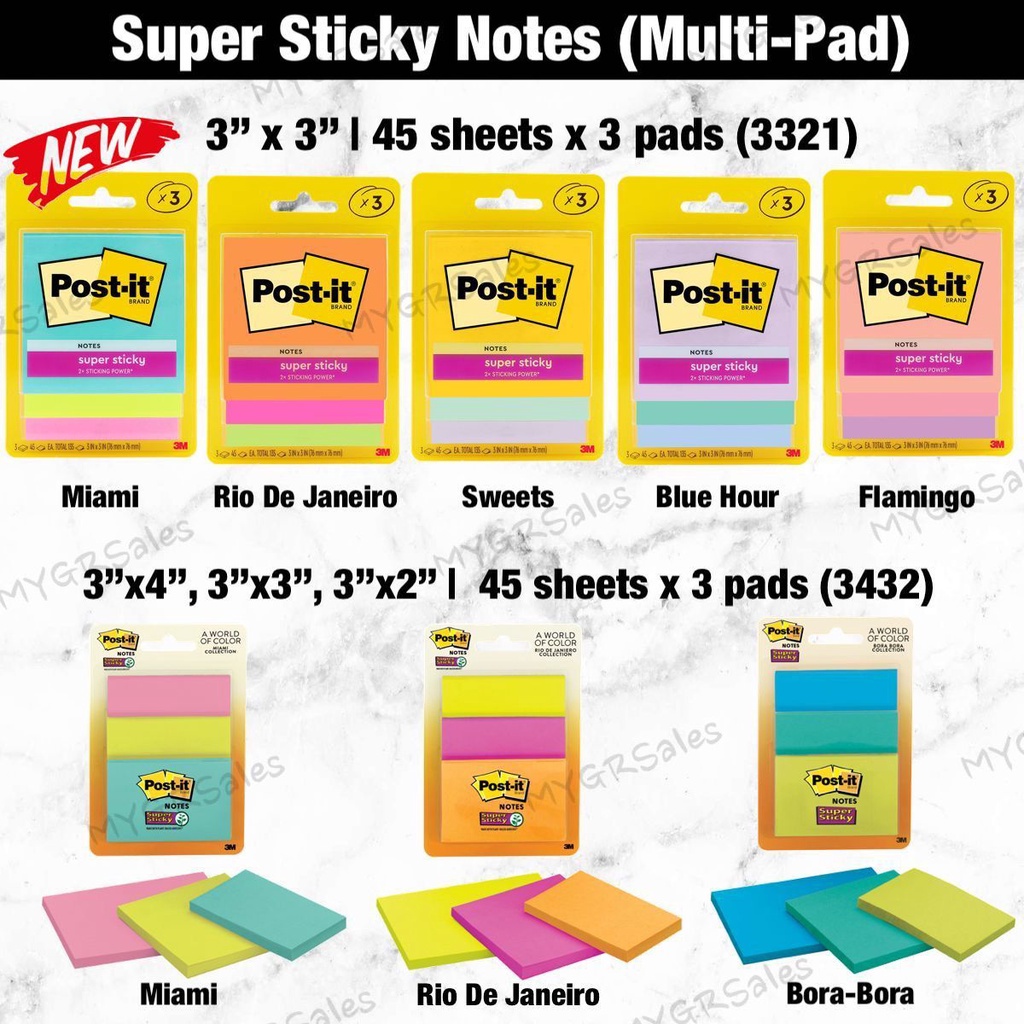 4 per pack 3-3M Post-It Fax Notes Pads 7671 total 600 sheets 12 pads of 50 